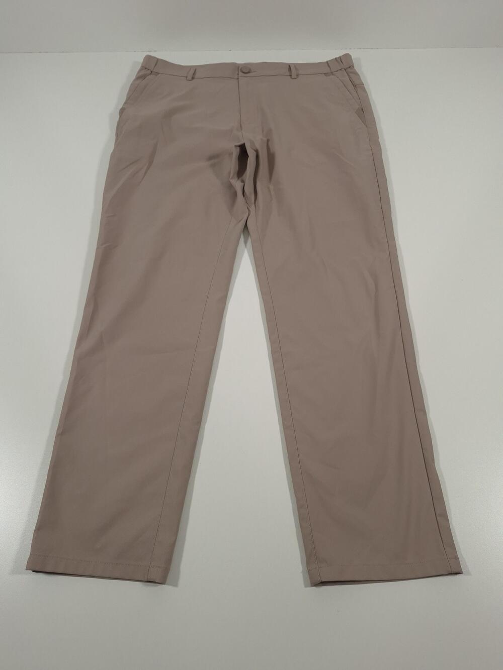 Jack Archer Jetsetter Tech Pants Mens 34x30 Oak Khaki Chino Trousers Golf Travel